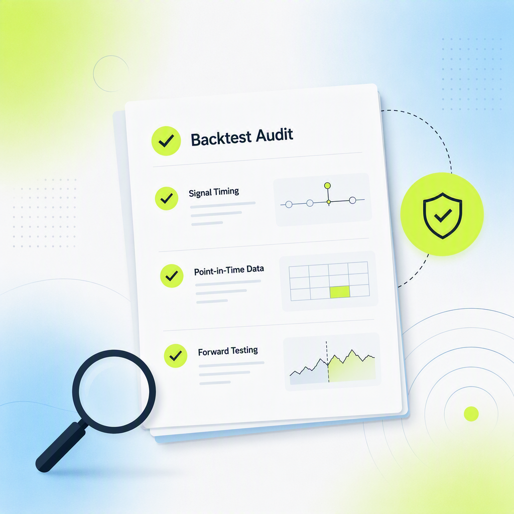 Checklist for auditing a backtest for look-ahead bias
